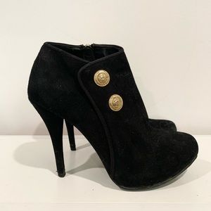 Black GUESS Booties